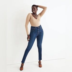 MADEWELL Curvy High-Rise Skinny Jeans in Seville Wash SIZE 28 Item NG239‎